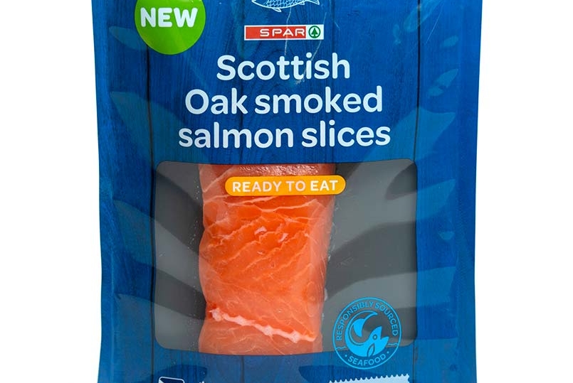 printed vacuum pouch salmon