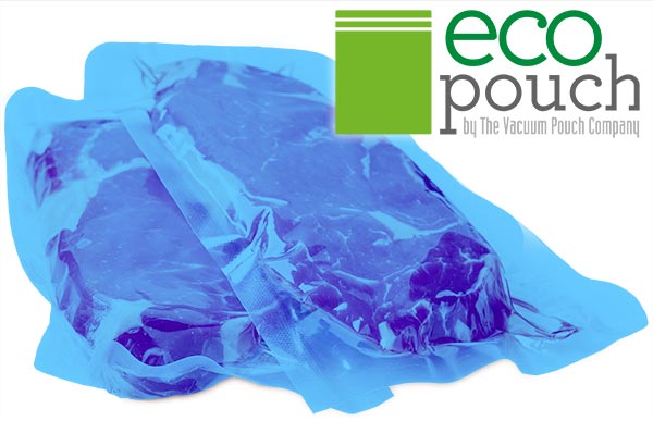 blue tint biodegradable vacuum pouch